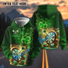 BlueJose Darts Irish Lucky Dartboard Personalized Name, Team Name Shirt