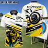 BlueJose Archery Target Customized Name 3D Shirt (4 Colors)