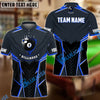 BlueJose King Billiards Ball 8 Personalized Name Shirt (6 Colors)