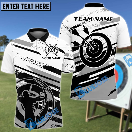 BlueJose Archery Target Customized Name 3D Shirt (4 Colors)