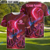BlueJose Disc Golf Sasquatch Forest Shirt Personalized Name, Team Name 3D Shirt (4 Colors)