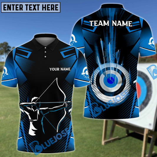 BlueJose Archer Archery Target Customized Name 3D Shirt (4 Colors)
