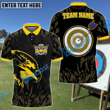 BlueJose Eagle Archery Target Customized Name 3D Shirt (4 Colors)