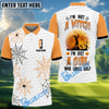 BlueJose I'm Not A Witch I'm Just A Girl Who Loves Golf Shirt, Custom Name Golf 3D Shirts