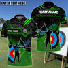 BlueJose Archery Target & Archery Man Customized Name 3D Shirt (4 Colors)