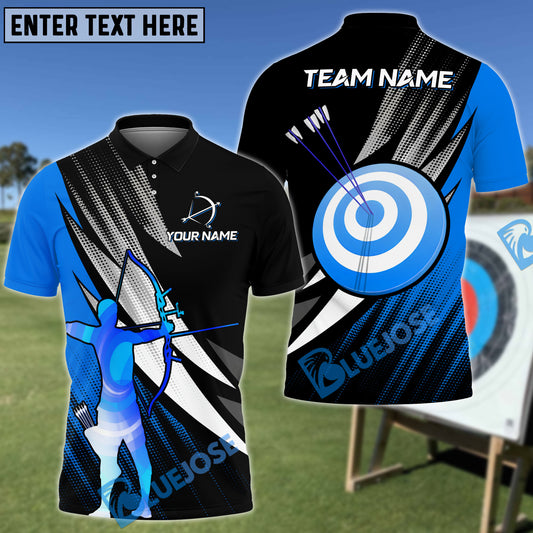 BlueJose Archery Lover Gift Shirt Customized Name 3D Shirt (4 Colors)