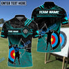 BlueJose Archery Target & Archery Man Customized Name 3D Shirt (4 Colors)