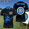 BlueJose Eagle Archery Target Customized Name 3D Shirt (4 Colors)