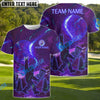 BlueJose Disc Golf Sasquatch Forest Shirt Personalized Name, Team Name 3D Shirt (4 Colors)