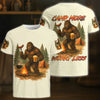 BlueJose Bigfoot Camping Camp More, Worry Less 3D Shirts