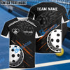 BlueJose Pickleball Fire Line Personalized Name, Team Name Unisex Shirt (3 Colors)