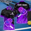BlueJose Pickleball Basic Style Customized Name 3D Shirt (4 Colors)