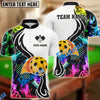 BlueJose Pickleball Rainbow Smoke Personalized Shirt For Kids