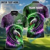 BlueJose Premium Eagle Golf Shirt Multicolor 3D Design with Custom Name & Team (4 Colors)