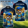 BlueJose Golf Shirt Flaming Ball Beer Lover Style Customized Name, Team Name Shirts (4 Colors)