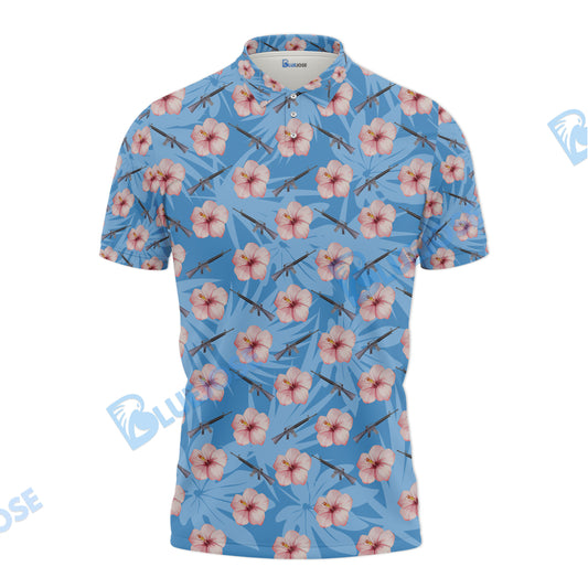 BlueJose Hibiscus AR15 Shirt