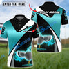 BlueJose Golf Fire Stand Customized Name, Team Name 3D Shirts (4 Colors)