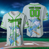 BlueJose Baseball Shark Personalized Team Name & Number 3D Shirt (4 Color Options)