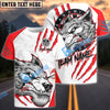 BlueJose Darts Savage Wolf & Claw Marks Customized Name, Team Name 3D Shirt (4 Colors)
