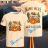 BlueJose Bigfoot Camping We Will Get There When We Get There Personalized Name Shirts