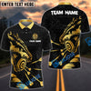 BlueJose Darts Bling Dragon Personalized Name, Team Name Shirt (4 Colors)