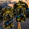 BlueJose Darts Skull Fire Personalized Name, Team Name Shirt (5 Colors)
