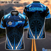 BlueJose Dart Blue Fire Personalized Name Shirt