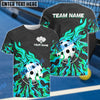 BlueJose Pickleball On Fire Personalized Name, Team Name Unisex Shirt (4 Colors)