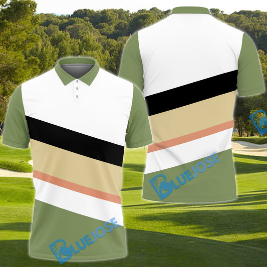 BlueJose Golf Classic Minimalist Customized Name, Team Name 3D Shirt