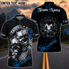 BlueJose Darts Evil Clown & Mask Design Multicolor Options Personalized Name Shirt (4 Colors)