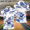 BlueJose Bowling And Pins Ribbon Bay Customized Name 3D Shirt ( 4 Colors )