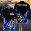 BlueJose Darts Flaming Board Personalized Name, Team Name Shirt (4 Colors)