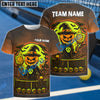 BlueJose Halloween Pumpkin Pickleball Witch Customized Name & Team Name 3D Shirts