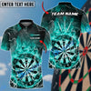 BlueJose Darts Fire Colorful Rays Of Light Premium Personalized Name, Team Name 3D Shirt (6 Colors)