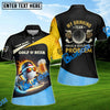 BlueJose My Drinking Team Has A Golfing Problem Funny Golf Polo Shirt, Custom Name Golf 3D Shirts
