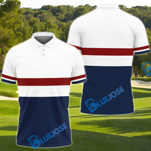 BlueJose Line Golf Classic Customized Name, Team Name 3D Shirt