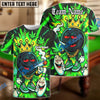 BlueJose Bowling And Pins 420 King Smoking Ball Customized Name, Team Name 3D Shirt (4 Colors)
