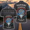 BlueJose Darts Native American Skull 2 Personalized Name, Team Name Shirt