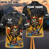 BlueJose Darts King DartBoard With Beer Design Customized Name, Team Name 3D Shirt (4 Colors)