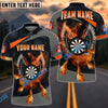 BlueJose Darts Wings Of Flame Personalized Name, Team Name Shirt (4 Colors)