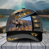 BlueJose Boar Hunting Sport Pattern Personalized Cap (2 Colors)
