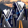 BlueJose Line Textures Darts Personalized Name, Team Name Shirt