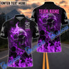 BlueJose Darts Flame Skull Master Personalized Name, Team Name Shirt (4 Colors)