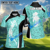BlueJose Women‚Äôs Line Art Golf Polo Shirt, Ladies Golf Polo Shirt Personalized Name, Team Name 3D Shirt (4 Colors)