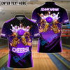 BlueJose Bowling And Pins Beer Customized Name 3D Shirt (4 Colors)