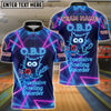 BlueJose Bowling O.B.D - Obsessive Bowling Disorder Customized Name, Team Name 3D Shirt