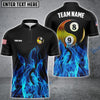 BlueJose Billiards Ball 8&9 Heavenly Flame Personalized Name, Team Name Unisex Shirt