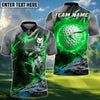 BlueJose Wolf Golf Energy Polo Shirt Shirt, Customized Name & Team Name 3D Shirts (4 Colors)