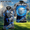 BlueJose Wolf Golf Energy Polo Shirt Shirt, Customized Name & Team Name 3D Shirts (4 Colors)