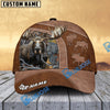 BlueJose Leather Patch Hunting Camo Cap Pattern Multicolor Personalized Cap